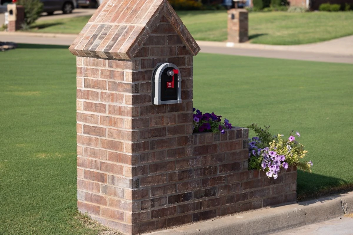 We create magnetic mailbox flags that can be used on the front of your mailbox. They can be stored inside when not in use.